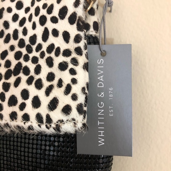 Whiting and Davis NWT mesh/cheetah evening bag - Picture 4 of 6